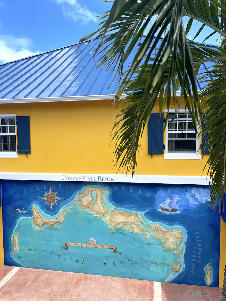 Mural of the Turks and Caicos Islands.